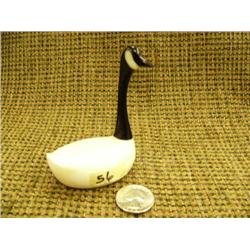 3.5" white ivory Canadian goose by Aningayou (2)