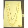 Image 1 : Circa 1960 white ivory necklace signed, quite rare (2)