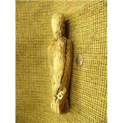 Ancient 9" Eskimo wood doll from St. Lawrence Island - could be 1000 years old (3)
