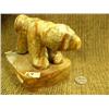Image 2 : 8.5" Soapstone transformation piece of man to bear by Michael Scott in 1992 (25)