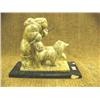 Image 3 : Soapstone carving of hunter and dog with jade spear 7" tall by Steve Byazlov (25)