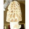 Image 4 : 6.5" bone eagle in an antler tree mounted on old whale bone 12" total height (25)