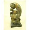 Image 3 : Steve Byazlov 9" native man with egg made of soapstone (25)