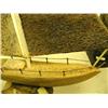 Image 5 : 9" long 11" high whale bone sailing boat mounted on old whale bone base by Vanessa Moovy (25)