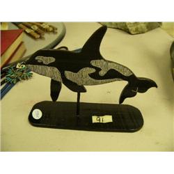 6" baleen killer whale by Robert Crumbly -stock #599F (2)
