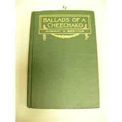 "Ballads of the Cheechako" by Robert service 1st ed 1909 by Barse and Hopkins (700)