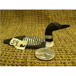 CHOICE on 5 ivory birds by Al Mayac - Common Loon (2)