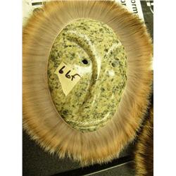 CHOICE on 6 soapstone mask by Michael Scott 8" (2)