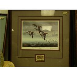 CHOICE on 4: Duck stamp prints: National Waterfowl Conservation  Less Kruba  1983 1984 833 of 999, D