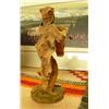 Image 3 : CHOICE on 3 Cast Native American Figurines: Spirit of the Mountain Lion - Native American holding a 