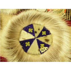 CHOICE on 4: Seal skin wall hangings with bead work 9" (2)
