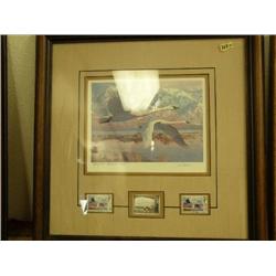 CHOICE on 2: Utah First of State Duck Stamp Print, Medallion edition 1489 of 1600, Leon  Parson, 1 o