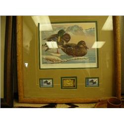 CHOICE on 2: 1986 Washington State Waterfowl Stamp Medallion Ed. 1713 of 1775, 1 Oz Silver  Stamp, B