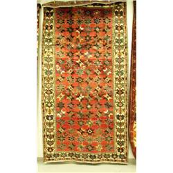 Persian carpet #39559 - Shiraz, 9'4"x4'9" - estimated retail value $2740 (8888)