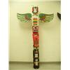 Image 1 : 6'7" Alaska style wood totem pole with detachable wings - imported (2)
