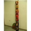 Image 1 : 6'7" Alaska style wood totem pole with detachable wings - imported (2)