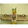 Image 2 : 6'8" Alaska style wood totem pole with detachable wings - imported (2)