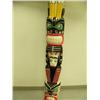 Image 3 : 6'8" Alaska style wood totem pole with detachable wings - imported (2)