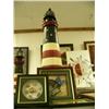 Image 4 : Lot of nautical decorations: Wood ships, lighthouses, framed knives, butterflies, ships and shells, 