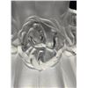 Image 2 : Lalique Crystal "Oeillets" Carnation Pattern Clear and Frosted