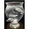 Image 1 : Lalique Crystal Rosine Birds Vase