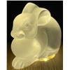 Image 1 : Lalique Crystal Steated Bunny 3L