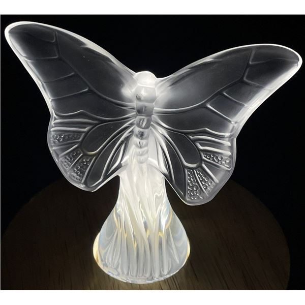 Lalique Crystal Moth/Butterfly 4T