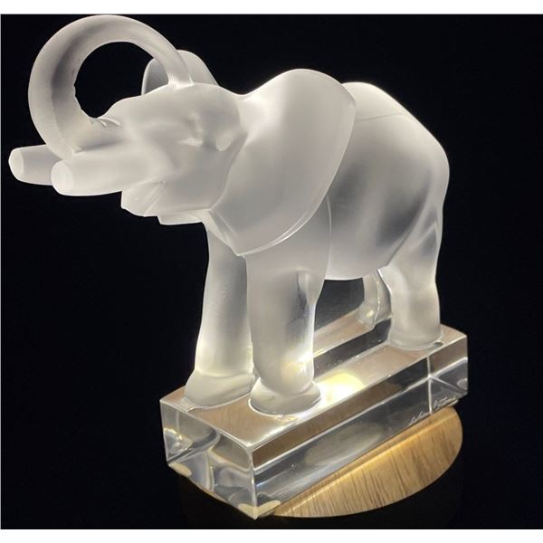 Lalique Crystal Elephant 7L
