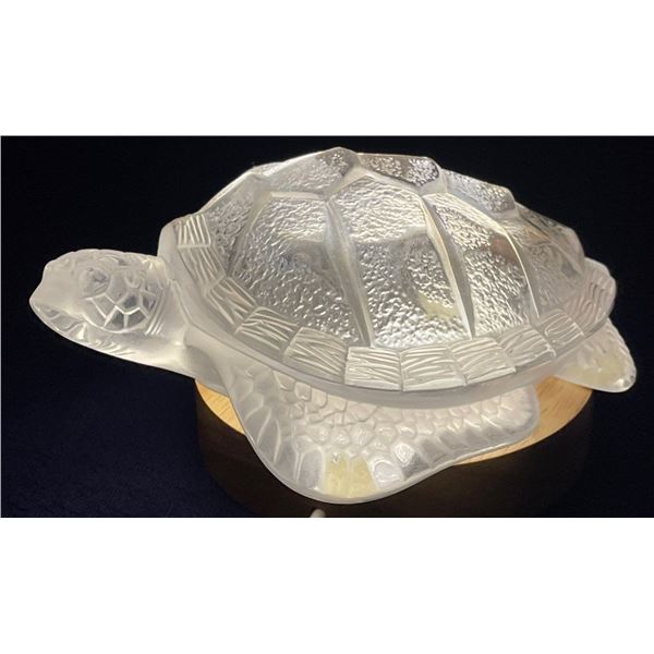 Lalique Crystal Marine Turtle 6L