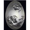 Image 1 : Lalique Crystal Three Cherubs Oval Egg Box 5.5L