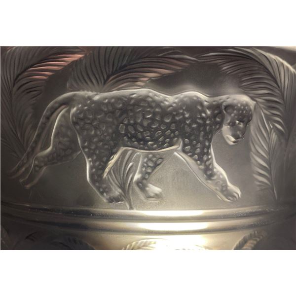 Lalique African Cheetahs Bowl