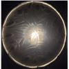 Image 1 : Lalique Crystal Serving Platter Leaves Pattern 13.5D