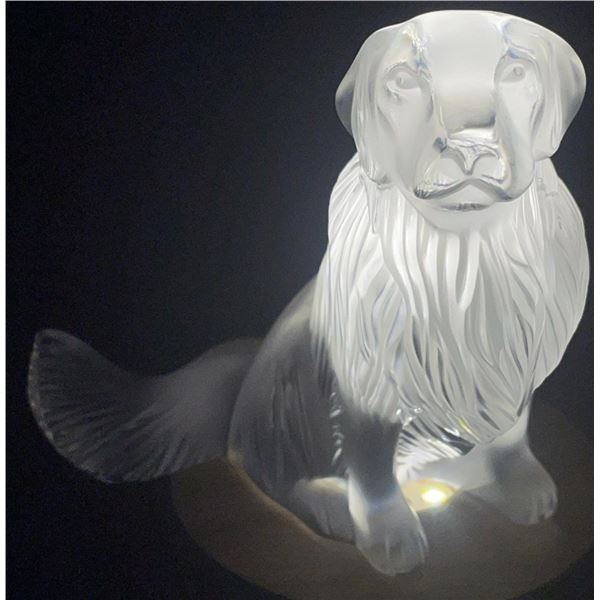 Lalique Crystal Golden Retriever 5T