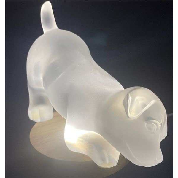 Lalique Crystal "Sweety Mischievous" Puppy 7L