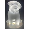 Image 1 : Lalique Crystal Sugar Sitting Puppy 7L