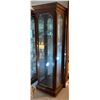 Image 1 : Mahogany China Cabinet With Light 24W x 75T x 17D