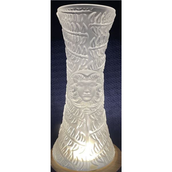 Lalique Crystal Soliflor Psyche Vase