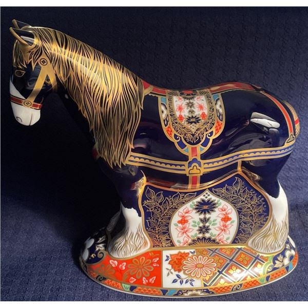 Royal Crown Derby Shire Horse 913/1500