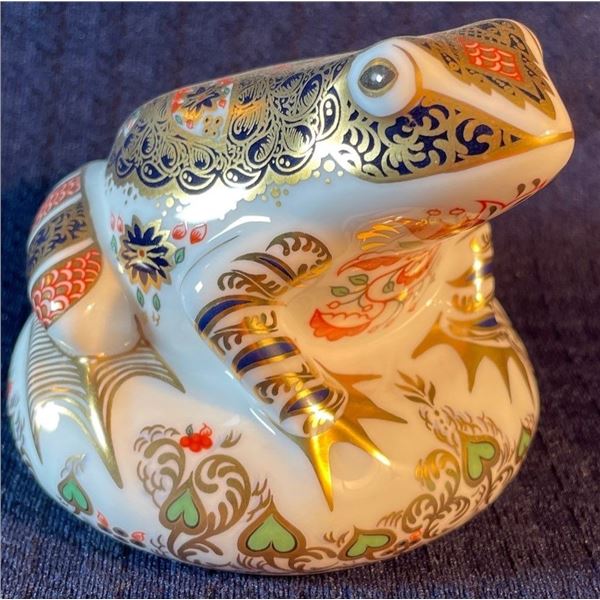 Royal Crown Derby Old Imari Frog 793/4500 3H