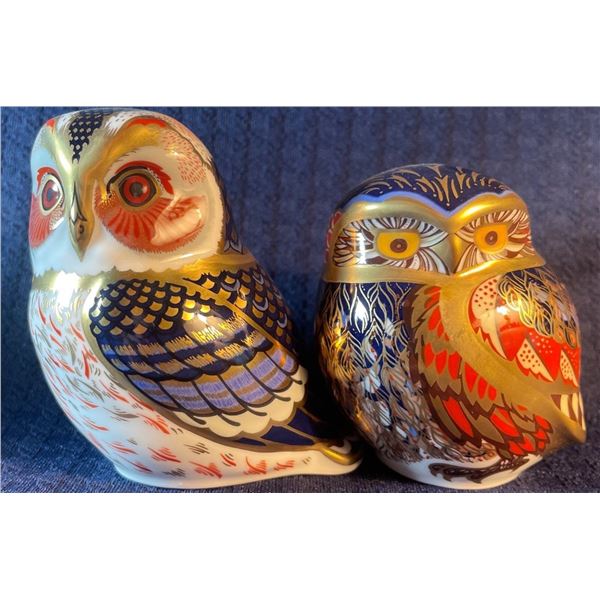 Royal Crown Derby Tawny Owls 3.5T