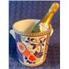 Image 1 : Royal Crown Derby Royal Miniature Ice Bucket & Champagne Bottle 3.5T