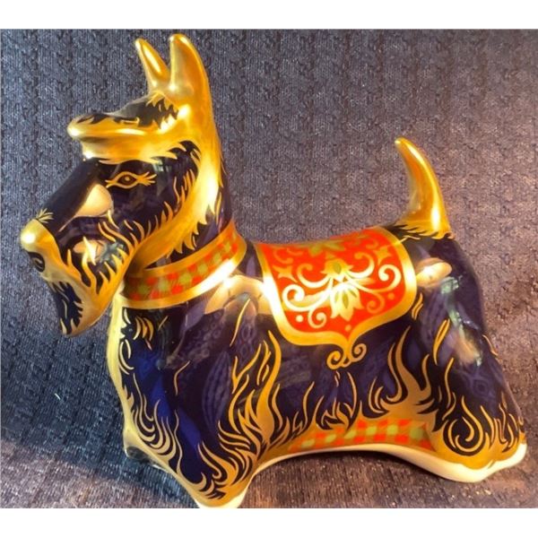 Royal Crown Derby Scottish Terrier 5.5L