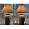 Image 1 : Floral Large Porcelain Lamps 30T x 21W