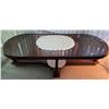 Image 1 : Oak & Glass Coffee Table 54L x 23W x 17T