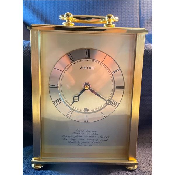 Seiko Carriage Clock 10T Musical Tested Battery Movement