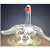 Image 1 : Swarovski Crystal Goose With Babies