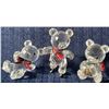 Image 1 : Swarovski Crystal Christmas Bears Collection 1T