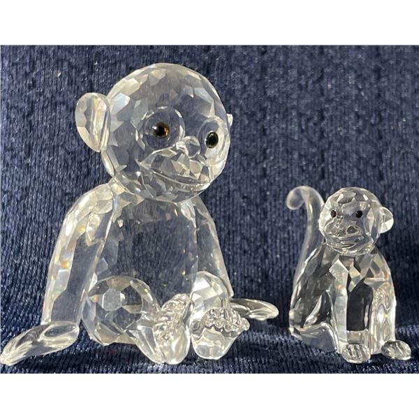 Swarovski Crystal Monkeys 2T