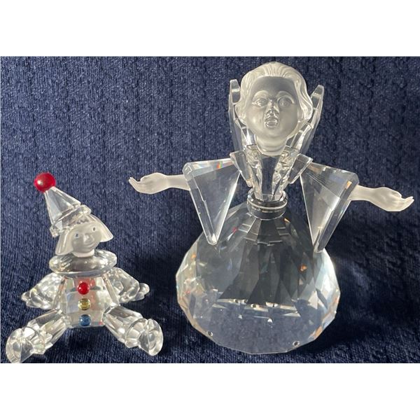 Swarovski Crystal Angel & Clown 4T