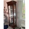 Image 2 : Mahogany China / Curio Cabinet 25W x 14D x 75T With Light Contents Not Included